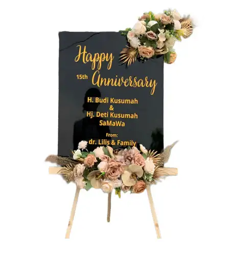 Papan Bunga Akrilik Mawar